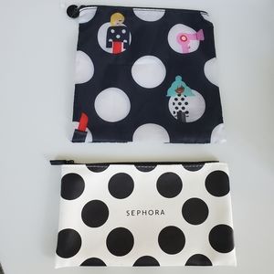 Sephora Make Up pouch bundle of 2